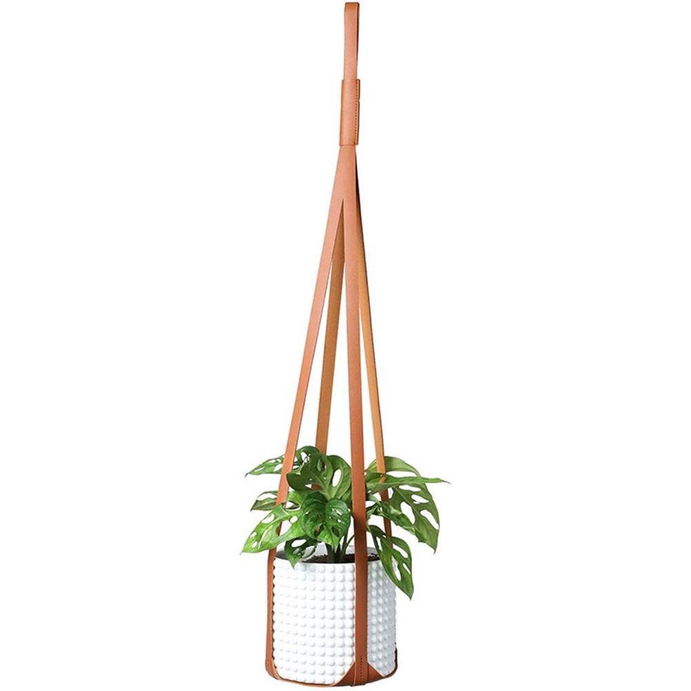 leather plant pot holder Leather Pot Holder
