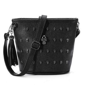 Leather Bodybag with Tassel - Suede & Saddle Leather Co.