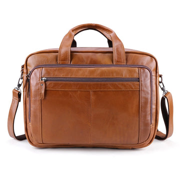 Casual Business Bag - Suede & Saddle Leather Co.
