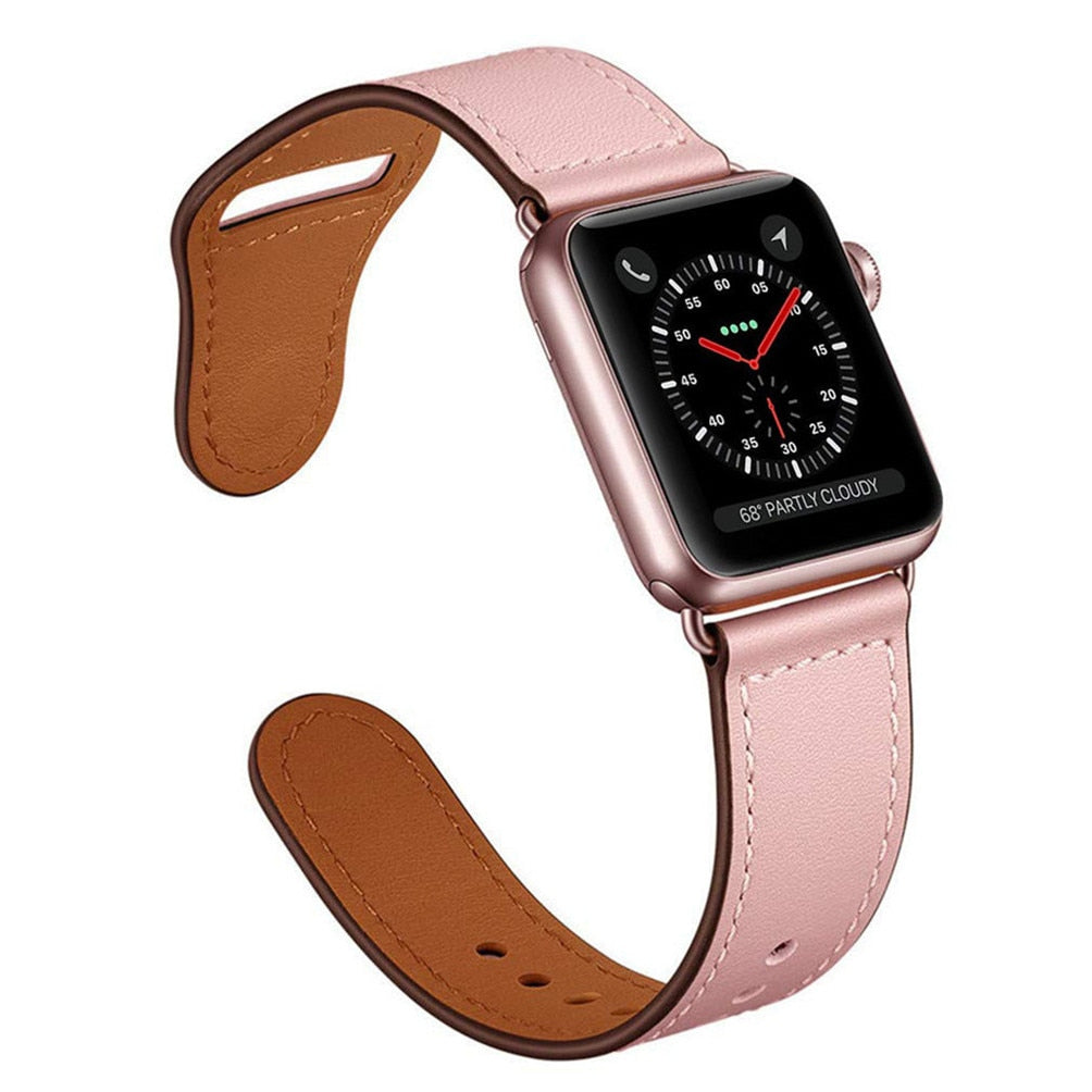 Leather Strap for Apple Watch - Suede & Saddle Leather Co.