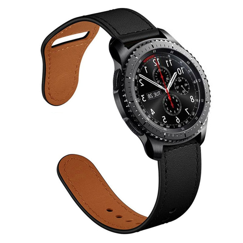 Leather Strap For Samsung Galaxy Watch - Suede & Saddle Leather Co.