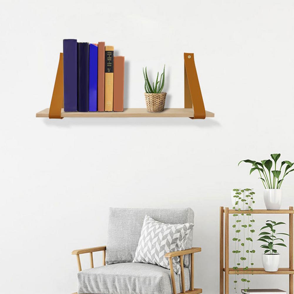 Leather Floating Shelf - Suede & Saddle Leather Co.