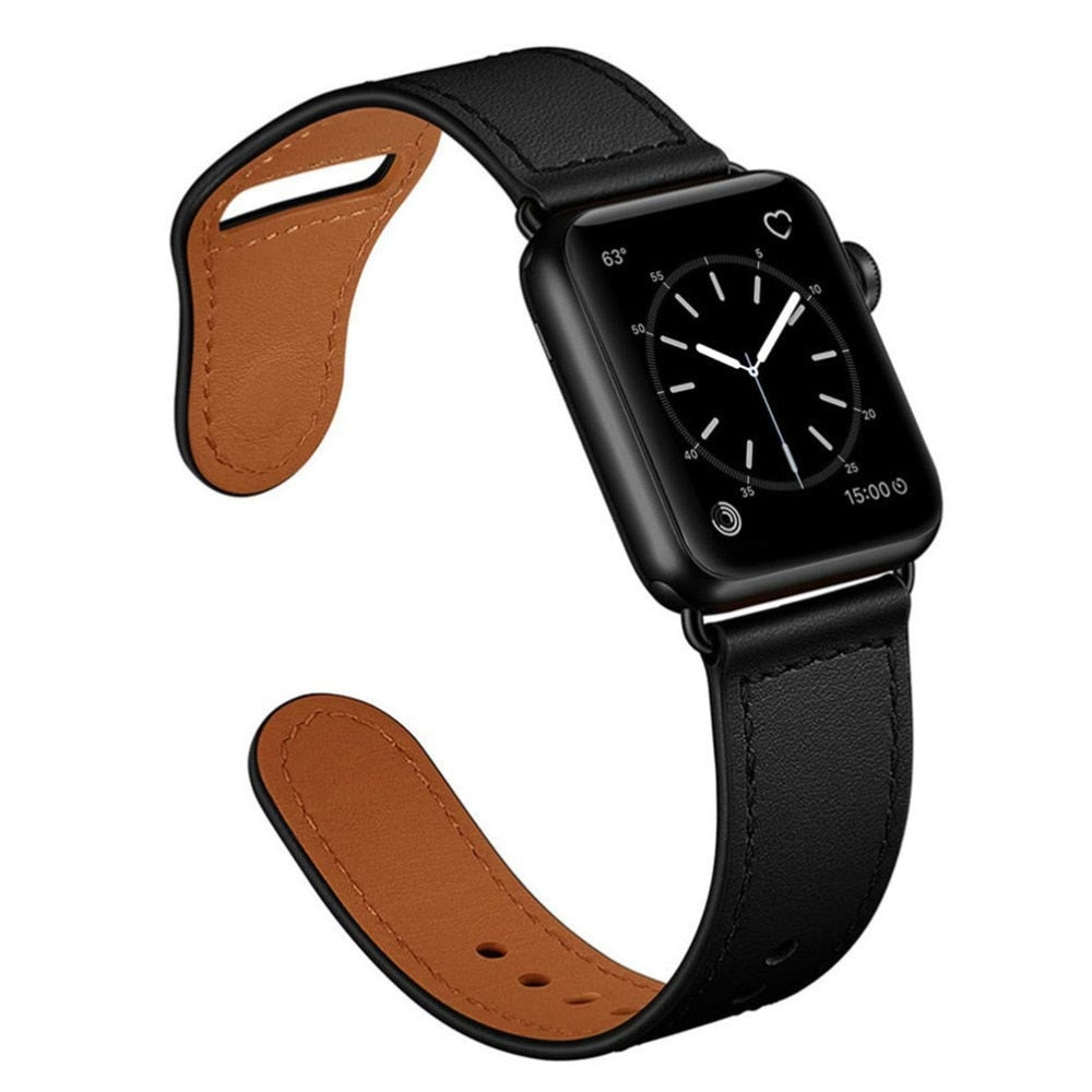 Leather Strap for Apple Watch - Suede & Saddle Leather Co.