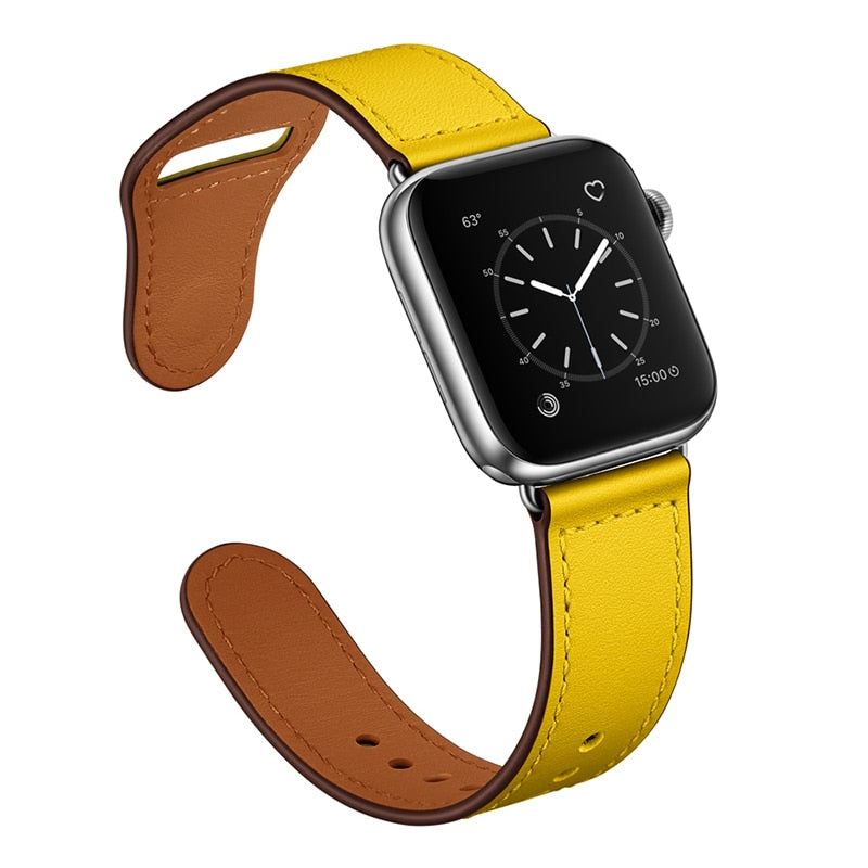 Leather Strap for Apple Watch - Suede & Saddle Leather Co.