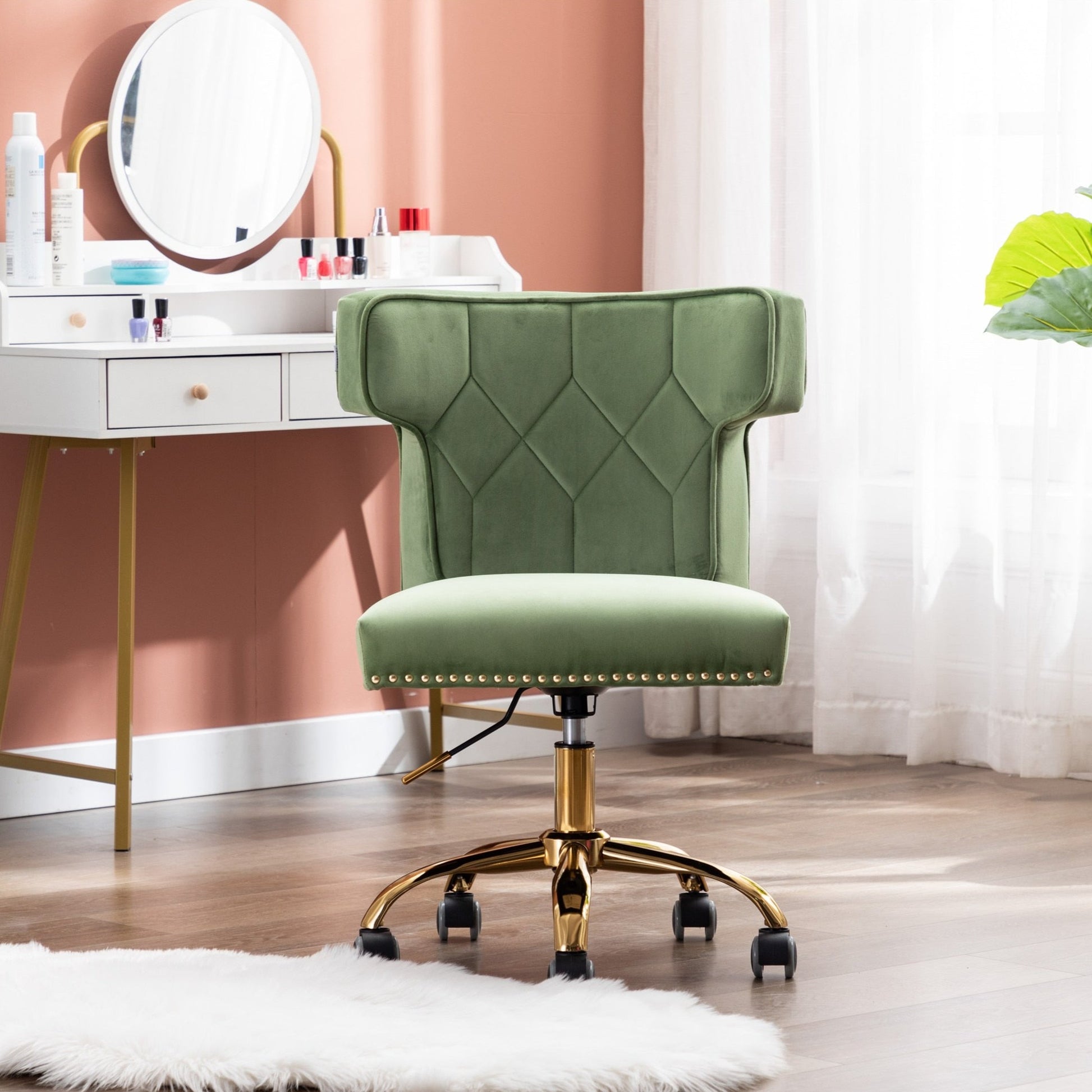 Pastel Swivel Chair - Suede & Saddle Leather Co.
