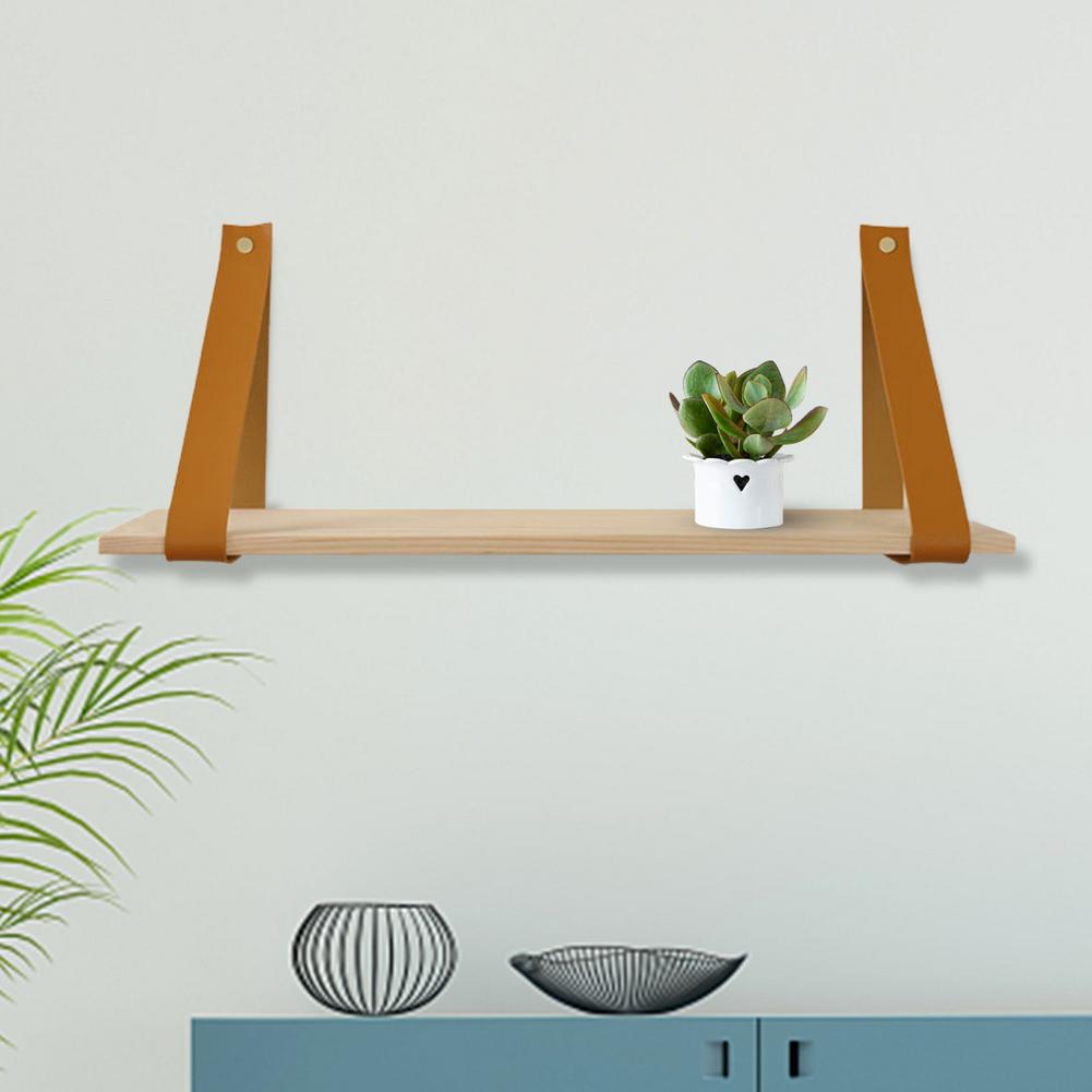 Leather Floating Shelf - Suede & Saddle Leather Co.