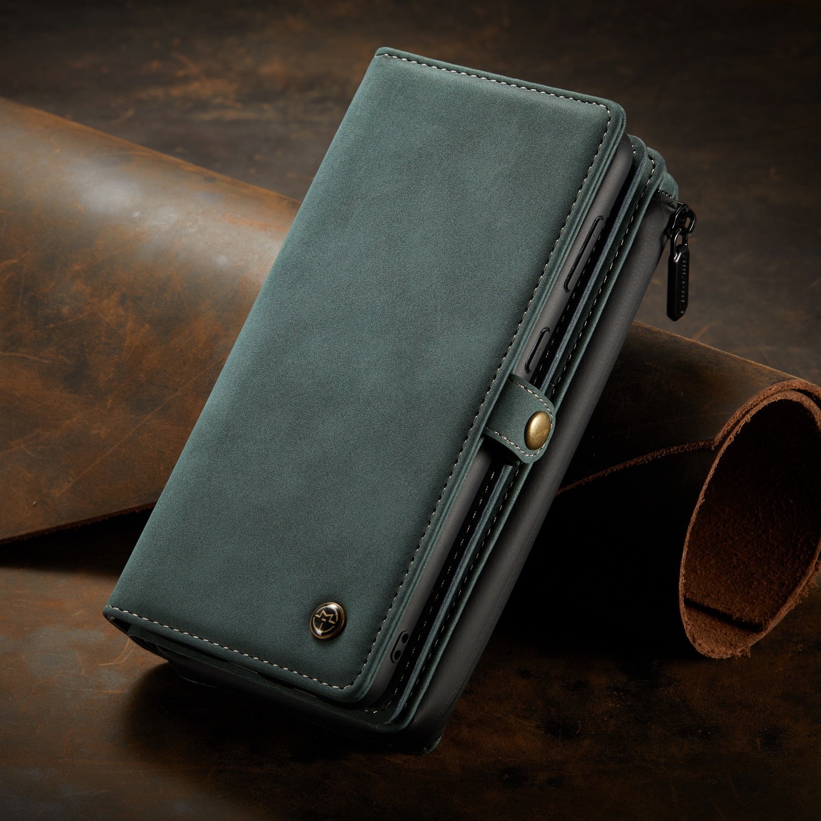 Detachable Wallet Case for Samsung S21 - Suede & Saddle Leather Co.