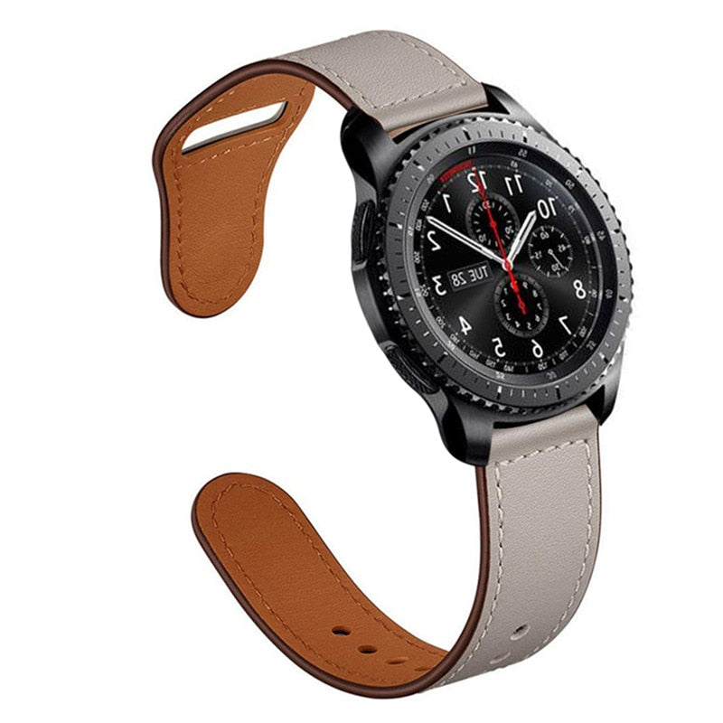 Leather Strap For Samsung Galaxy Watch - Suede & Saddle Leather Co.