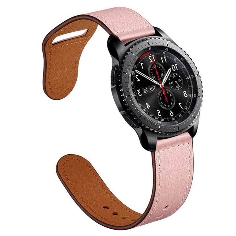 Leather Strap For Samsung Galaxy Watch - Suede & Saddle Leather Co.