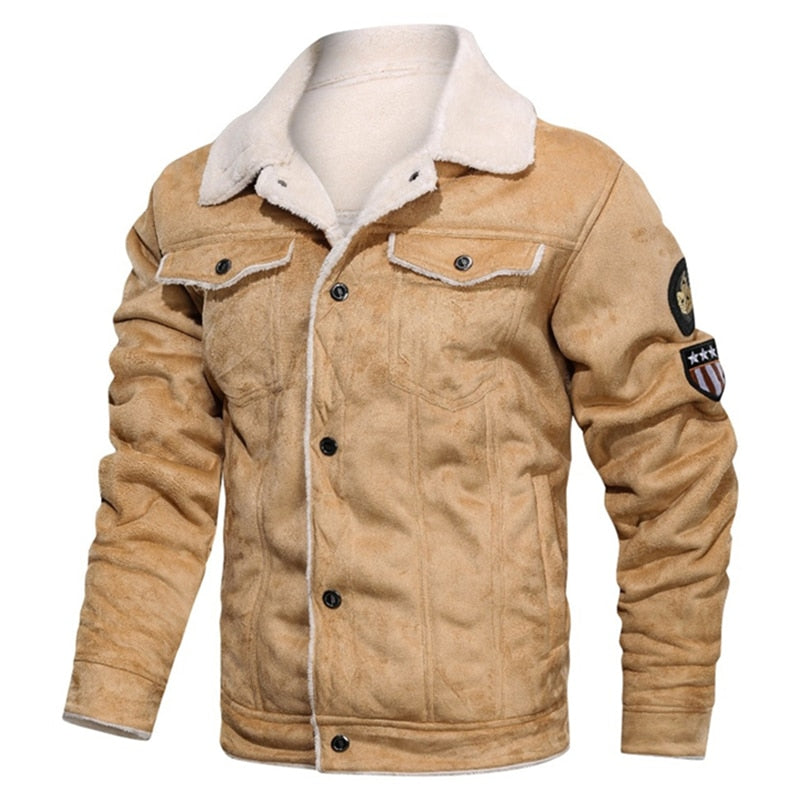 Collar Leather Jacket - Suede & Saddle Leather Co.