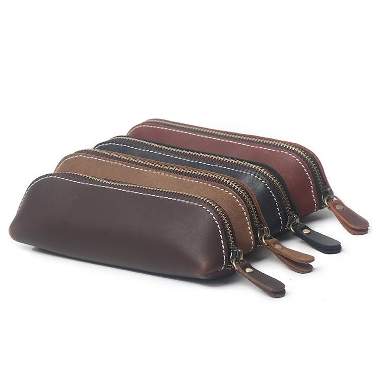 Leather Pencil Case - Suede & Saddle Leather Co.