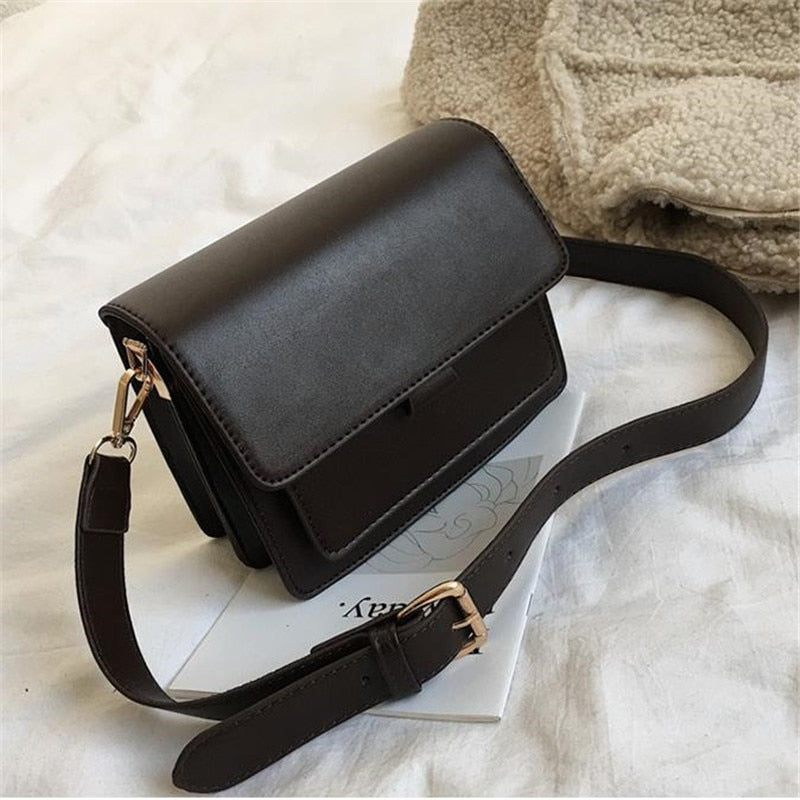 Flap Cross Body Bag - Suede & Saddle Leather Co.