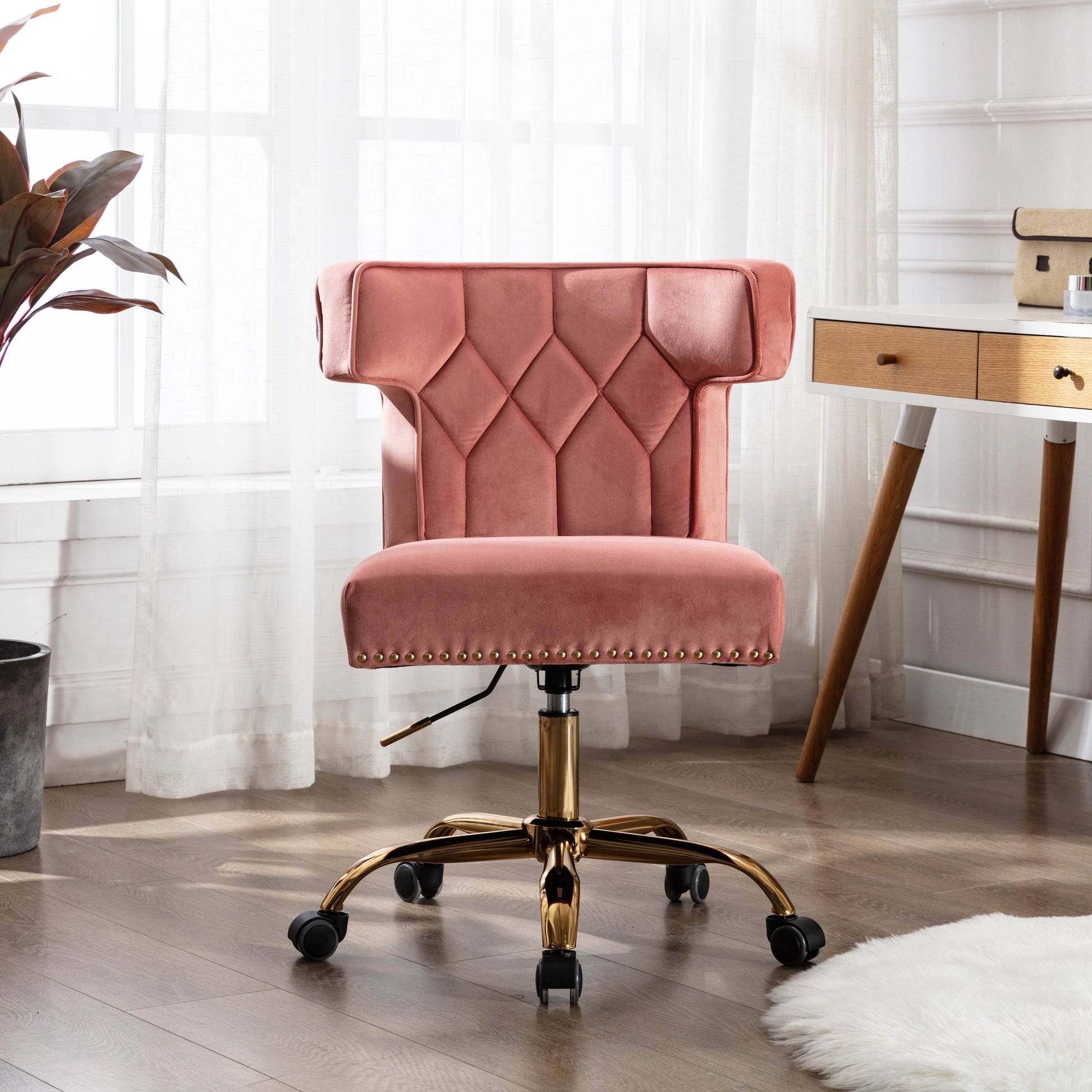 Pastel Swivel Chair - Suede & Saddle Leather Co.