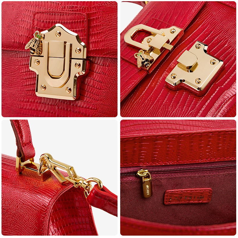 Luxury Leather Handbag - Suede & Saddle Leather Co.
