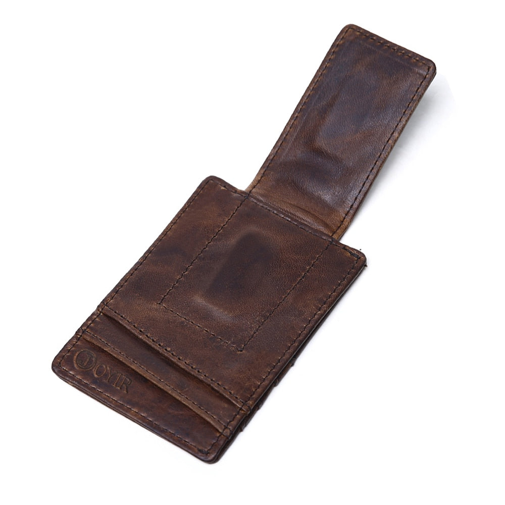 Genuine Leather Money Clip - Suede & Saddle Leather Co.