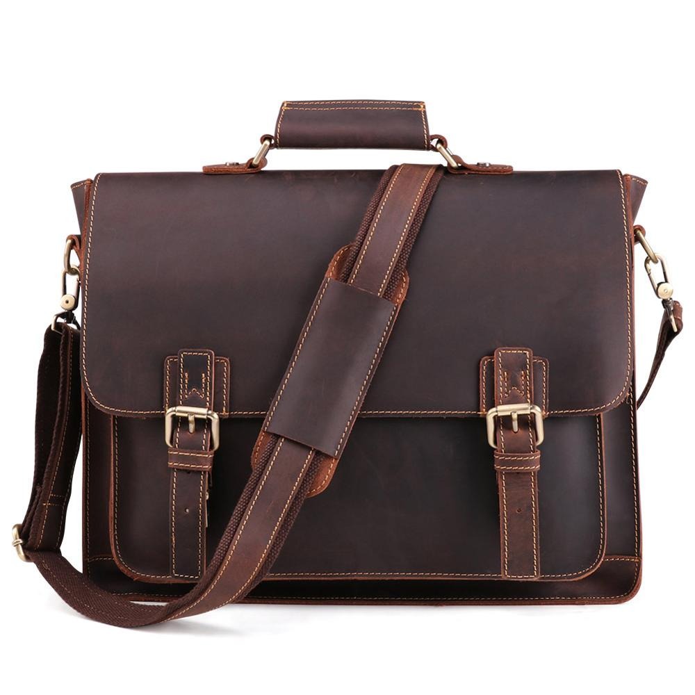 Leather Messenger Bag - Suede & Saddle Leather Co.