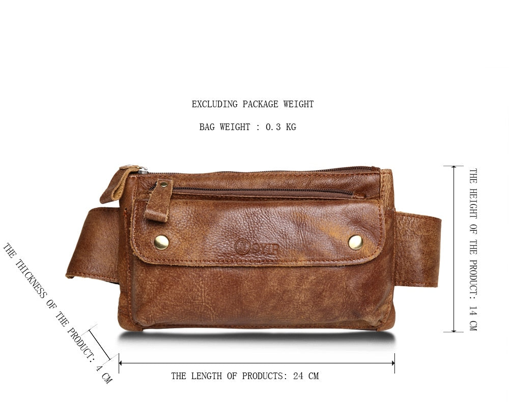 Leather Belt Bag - Suede & Saddle Leather Co.