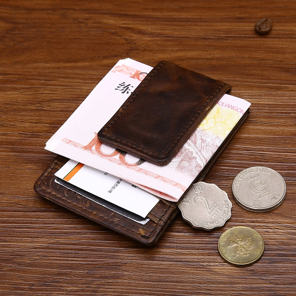 Genuine Leather Money Clip - Suede & Saddle Leather Co.