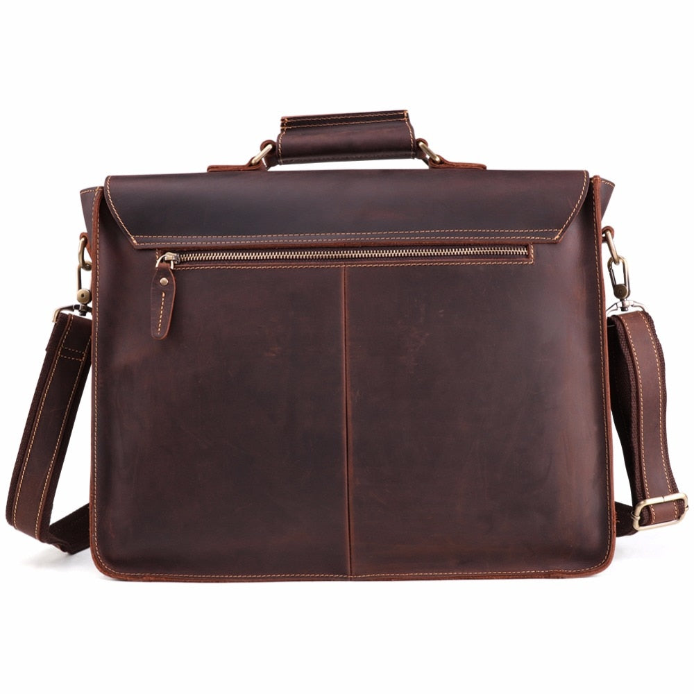 Leather Messenger Bag - Suede & Saddle Leather Co.