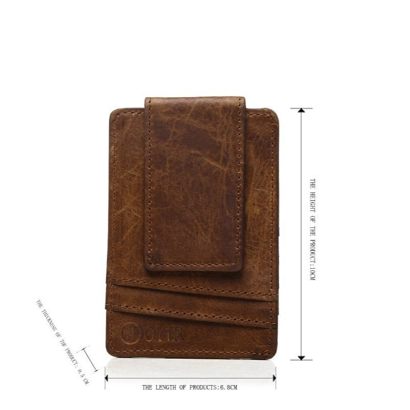 Genuine Leather Money Clip - Suede & Saddle Leather Co.