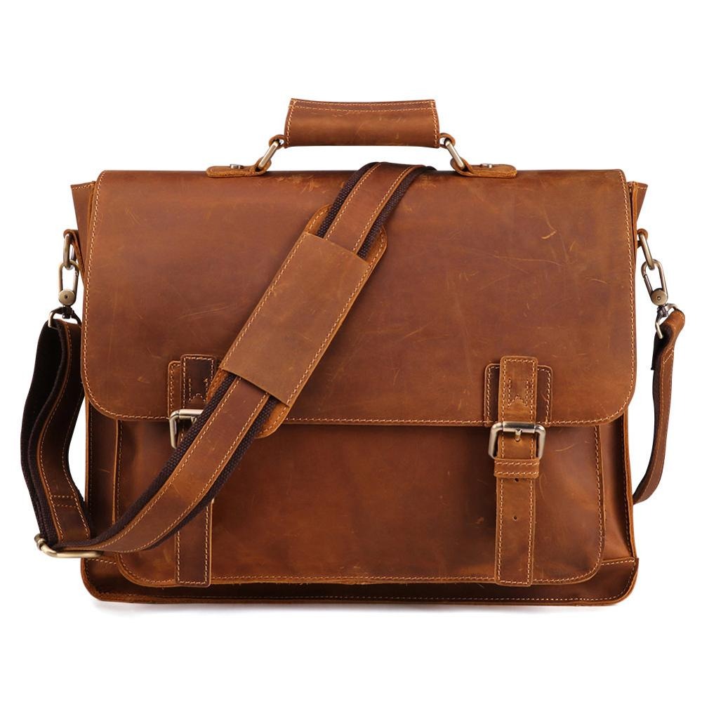 Leather Messenger Bag - Suede & Saddle Leather Co.