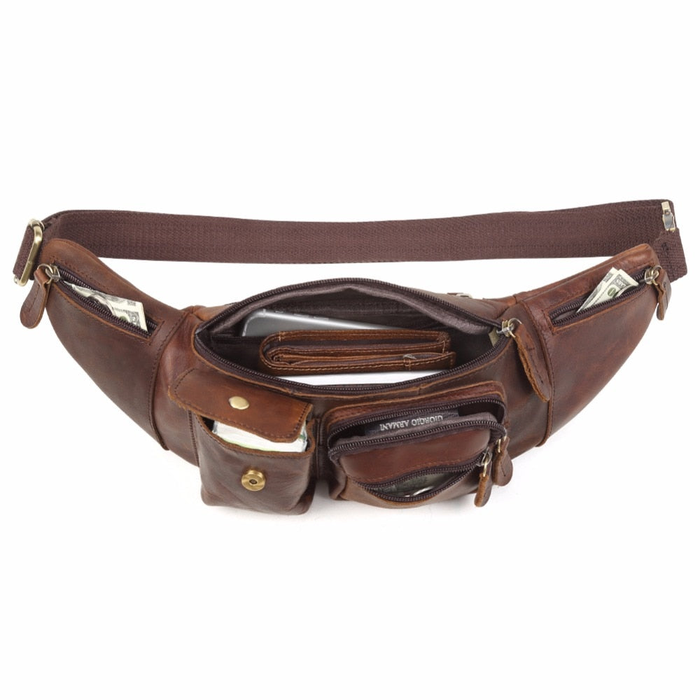 Leather Waist Bag - Suede & Saddle Leather Co.
