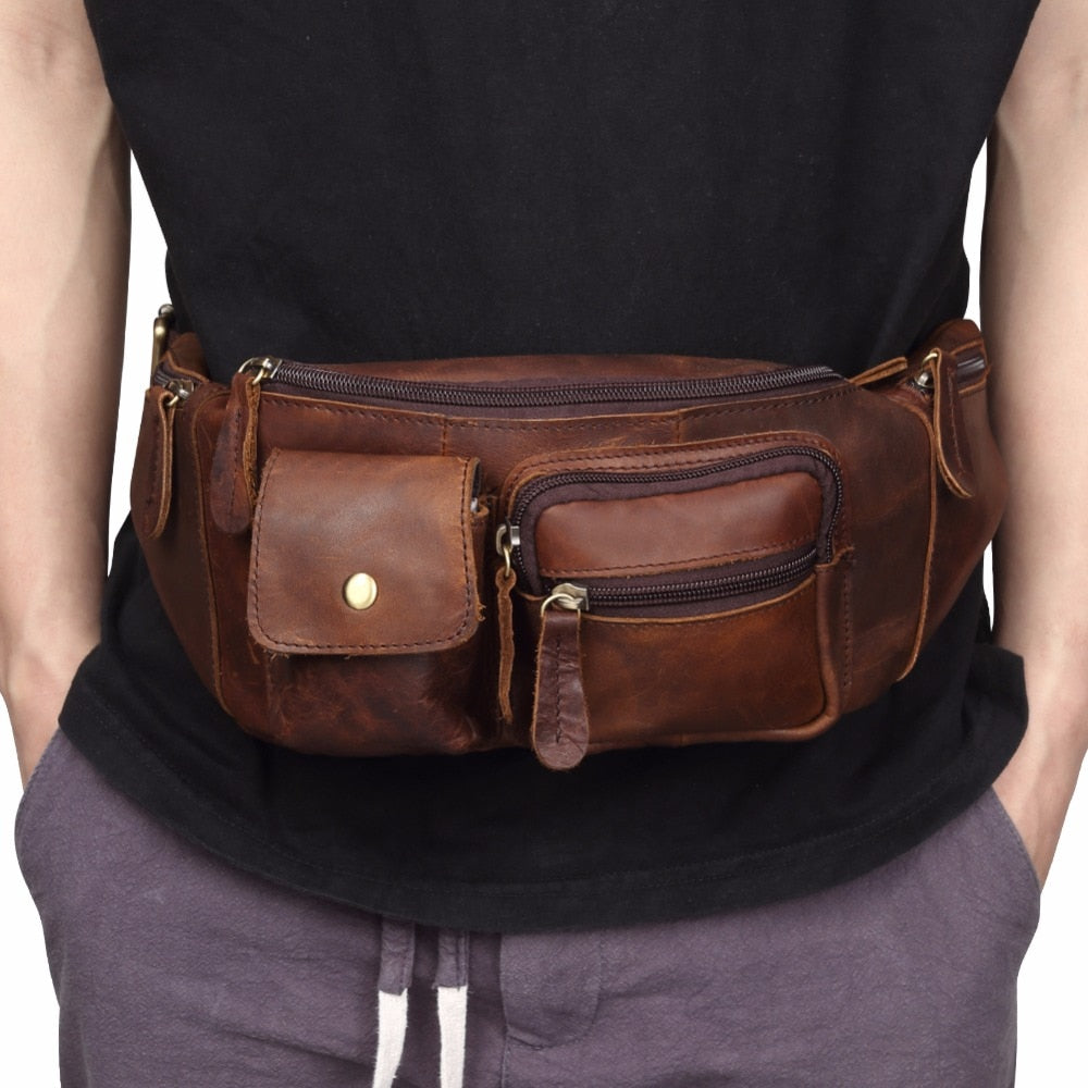 Leather Waist Bag - Suede & Saddle Leather Co.