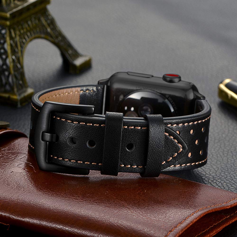 Leather Strap For Apple Watch - Suede & Saddle Leather Co.