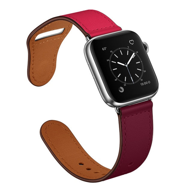 Leather Strap for Apple Watch - Suede & Saddle Leather Co.