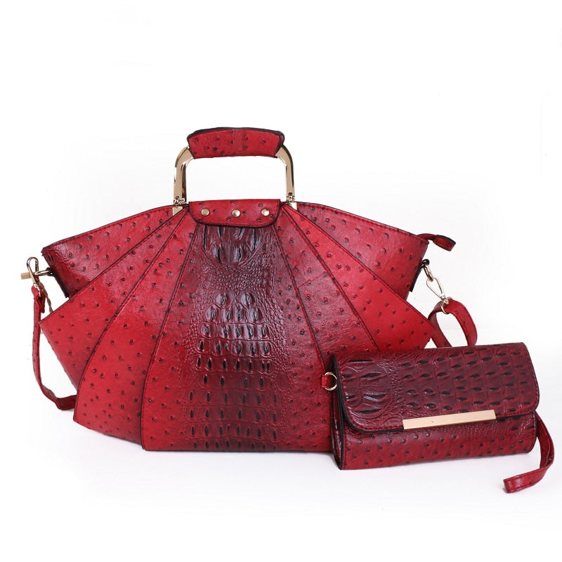 Large Capacity Handbag - Suede & Saddle Leather Co.