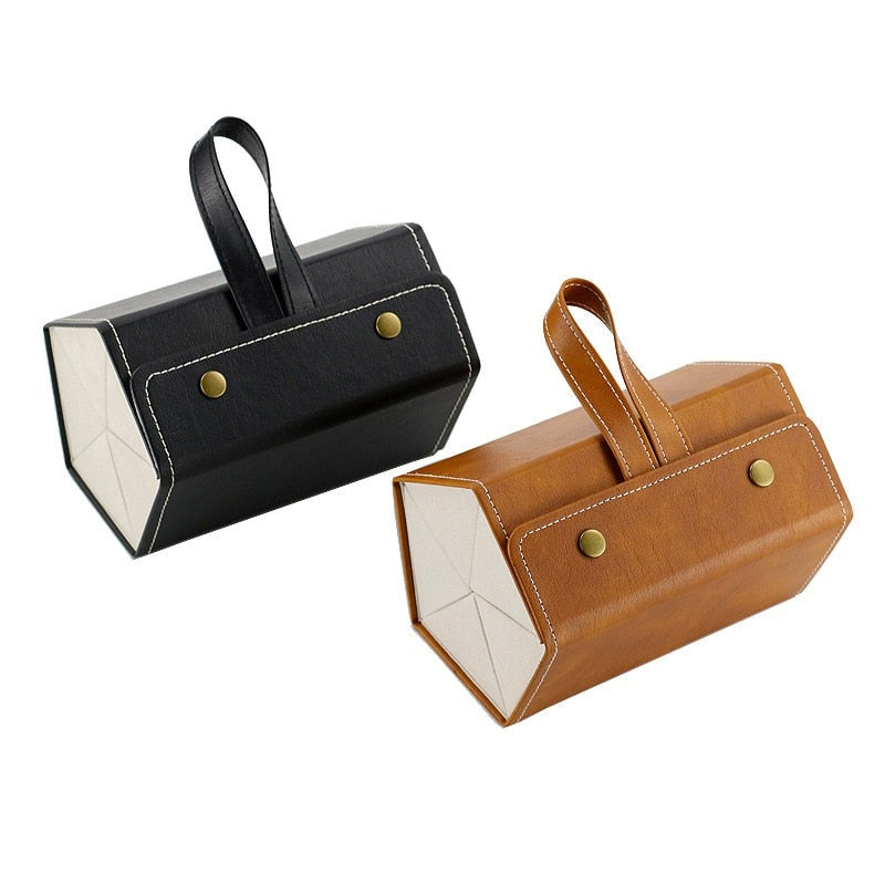 Leather Sunglasses Case - Suede & Saddle Leather Co.