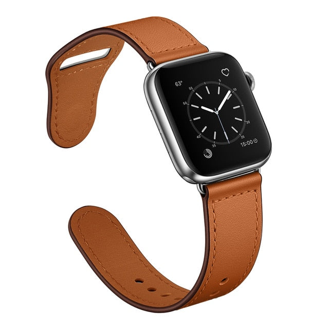 Leather Strap for Apple Watch - Suede & Saddle Leather Co.