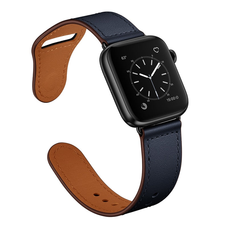 Leather Strap for Apple Watch - Suede & Saddle Leather Co.