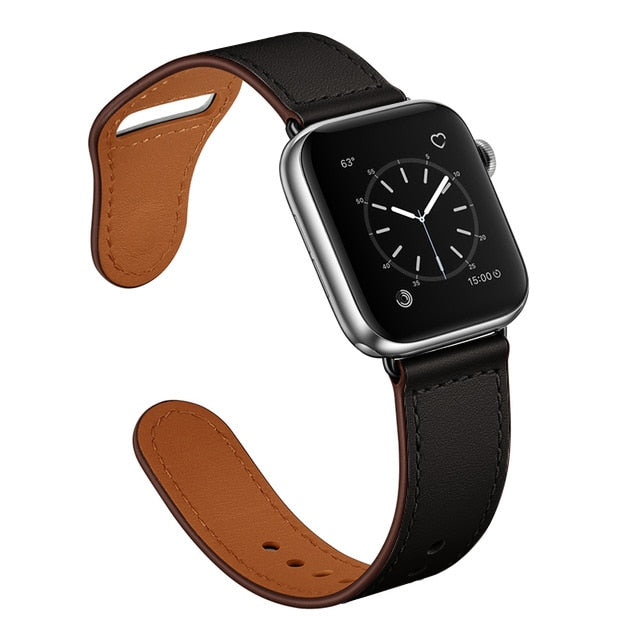 Leather Strap for Apple Watch - Suede & Saddle Leather Co.