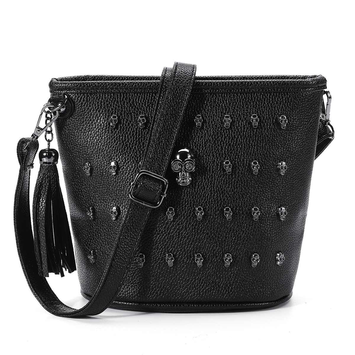 Leather Bodybag with Tassel - Suede & Saddle Leather Co.