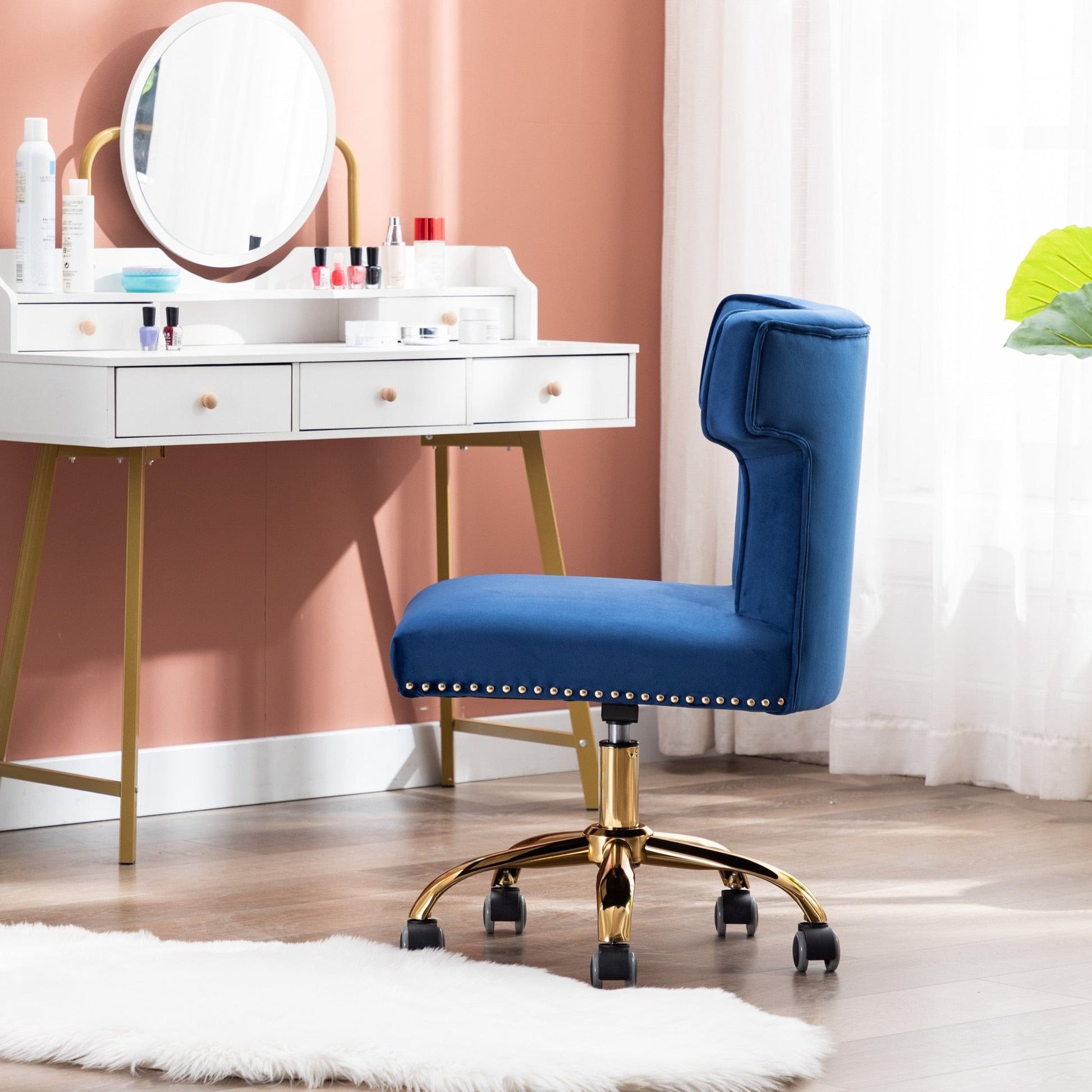 Pastel Swivel Chair - Suede & Saddle Leather Co.