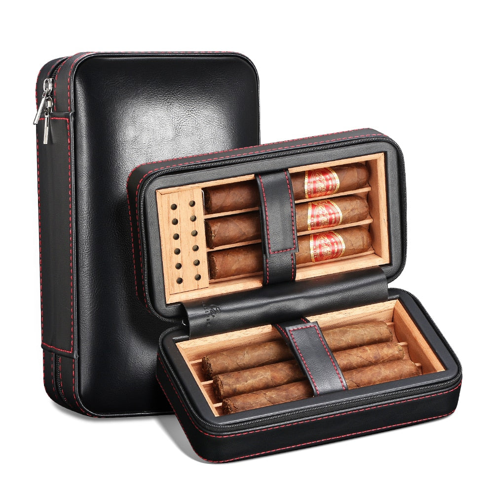 Cigar Humidor Box - Suede & Saddle Leather Co.