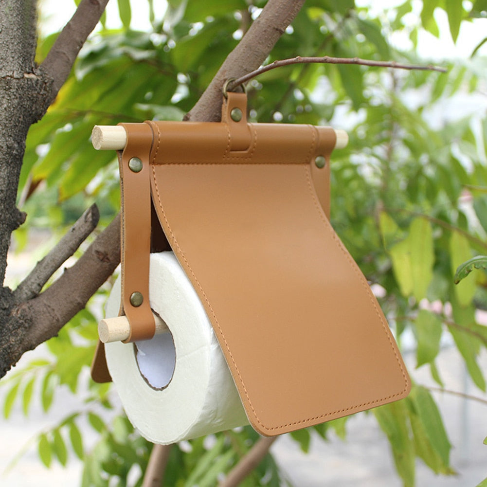 Hanging Tissue Holder - Suede & Saddle Leather Co.