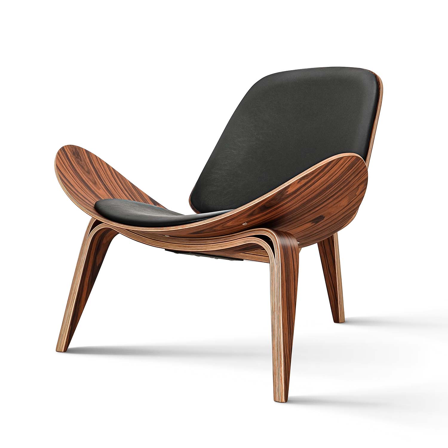 Nordic Lounge Chair - Suede & Saddle Leather Co.