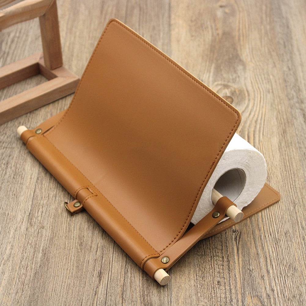 Hanging Tissue Holder - Suede & Saddle Leather Co.